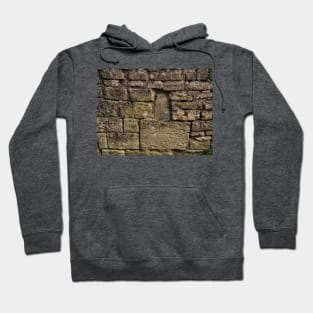 Ancient weathered stone wall Hoodie